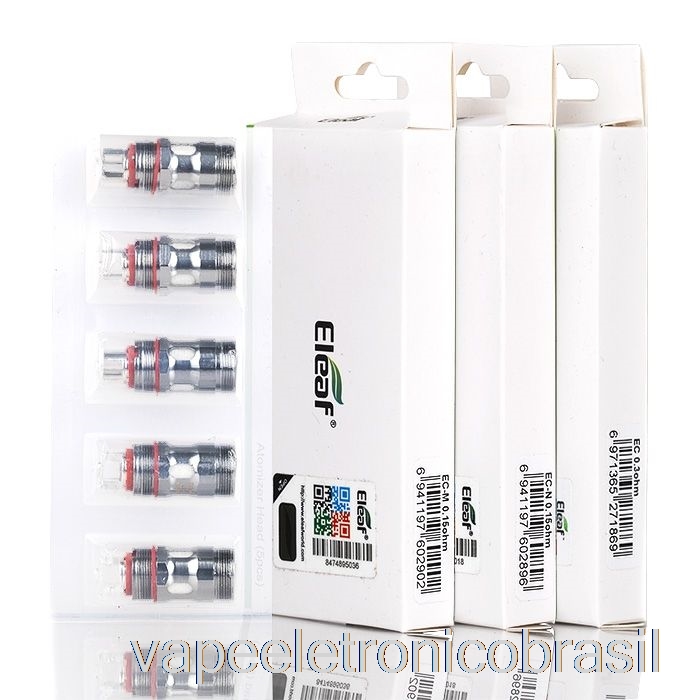 Vape Recarregável Eleaf Ec Substituição Bobinas 1.0ohm Ecr Cabeça - Rba Coil